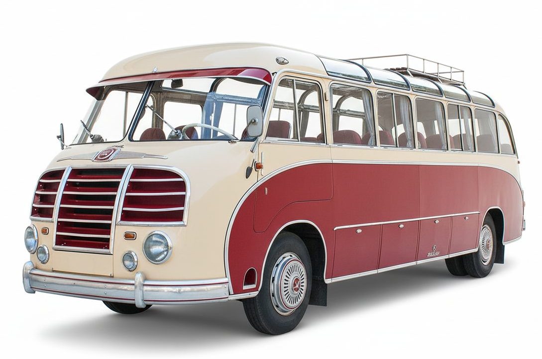 Oldtimerbus Setra im Raum Hamburg mieten Oldtimerbus Setra in Farbe: beige / rot
